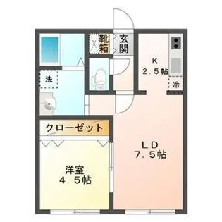 ChouChou(シュシュ)大曲 II【1階】の間取り