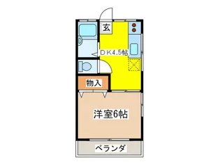 丸泰コーポ【1階】の間取り
