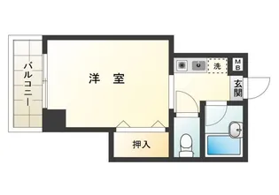 勝どき第三関根ビル【2階】の間取り