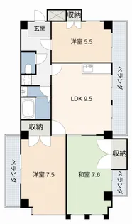 山田ビル【4階】の間取り