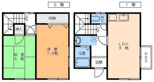 メゾネット平磯の間取り