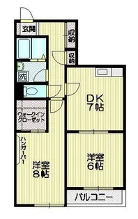 アイレックス・ヴィレッジ【1階】の間取り
