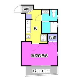 東京都東村山市本町1【アパート】の間取り