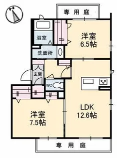 舟入リバーサイドコート【1階】の間取り