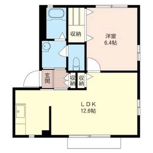 ニューハイムE【1階】の間取り