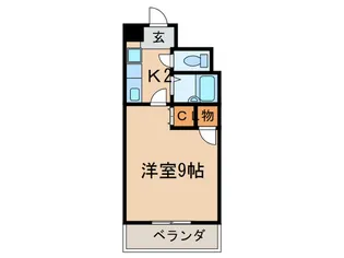 アンデックス折尾【4階】の間取り