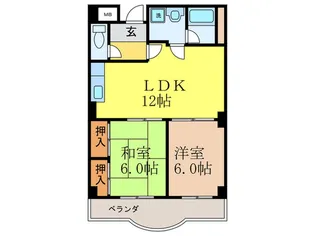 ピアドミ-ル【5階】の間取り