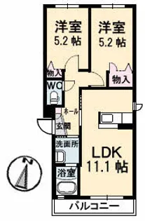 ファミール【1階】の間取り