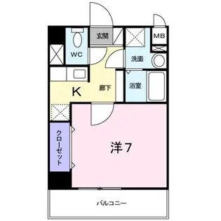 メゾン・リュミエール【1階】の間取り