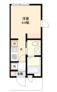 リブライト丸山台【1階】の間取り