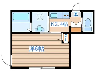 ドリーミオ八幡【1階】の間取り
