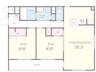 ラ フィーネ・II【3階】の間取り