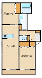 スタープラチナ平和台【3階】の間取り
