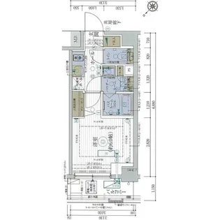 エステムプラザ品川西小山【9階】の間取り