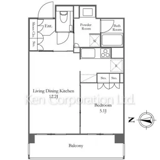 プレジリア代々木大山町【4階】の間取り
