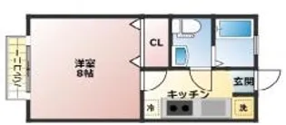 カームライフ【1階】の間取り