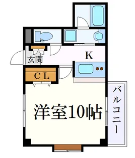 クオン千原【4階】の間取り