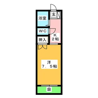 セントブルージュ【1階】の間取り