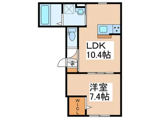 カーサ カルマーレ【1階】の間取り
