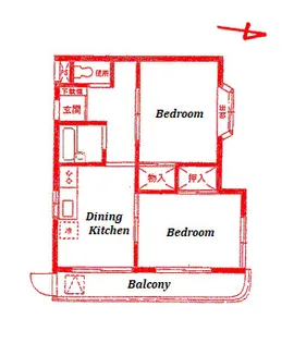 アルエットパレ【2階】の間取り