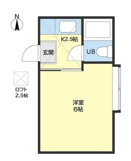 ル・テター壱番館【2階】の間取り