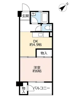 UR藤ヶ丘【6階】の間取り