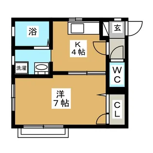 クレスト大倉山【2階】の間取り