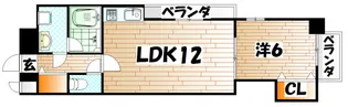 KSK嵐山コアビル【7階】の間取り