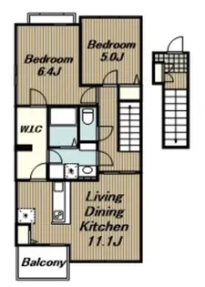 ラビエール【2階】の間取り
