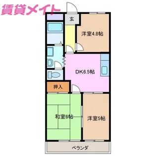 メゾンメイセツ【2階】の間取り
