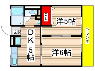 レトア白鳥【1階】の間取り