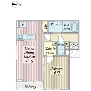 ニューウェル向ヶ丘【1階】の間取り