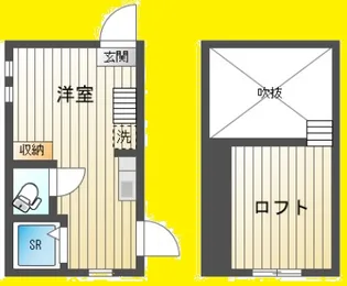 アーバンプレイス高田馬場12【2階】の間取り