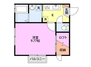 レイガーデン【1階】の間取り