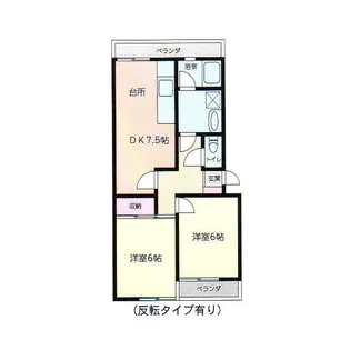 メゾンショージ【2階】の間取り