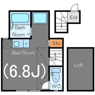 フォレスタ西小山【2階】の間取り
