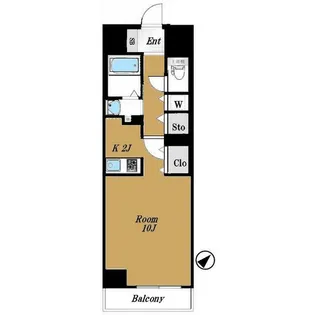 セザール大森山王【3階】の間取り