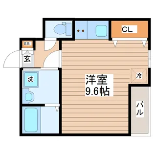 フォルト堤【3階】の間取り
