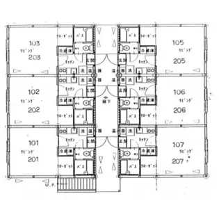 メイプルタウンII【1階】の間取り