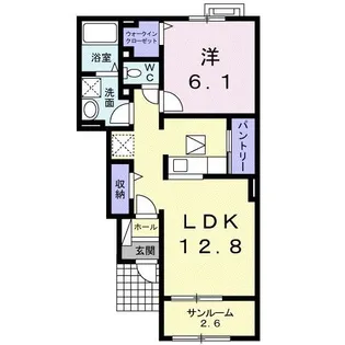 FRANC・FRANC A【1階】の間取り