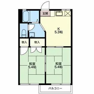 グリーンメゾン【2階】の間取り