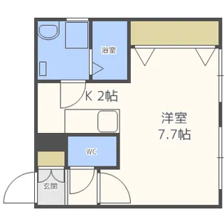 レーベルシャトー菊水【4階】の間取り