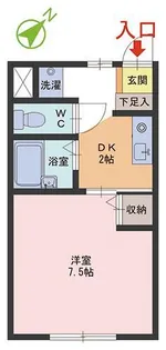 コロナハイツ2【1階】の間取り