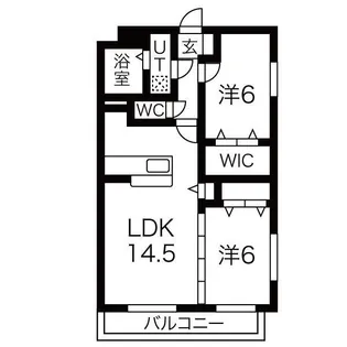 ベルグレース【3階】の間取り