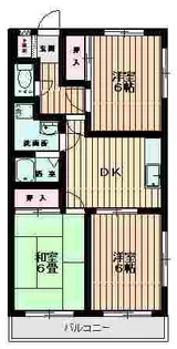 ジュネパレスオオクマ【1階】の間取り