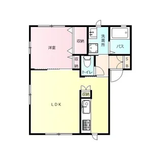 リーベンハイツSUWA C【2階】の間取り
