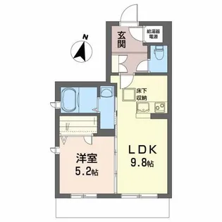 Blue Rose【1階】の間取り