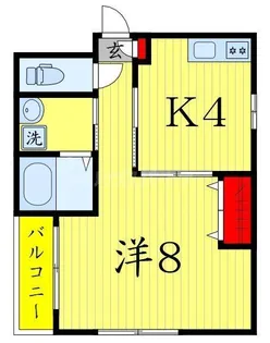 カーサ カッシーノ【4階】の間取り