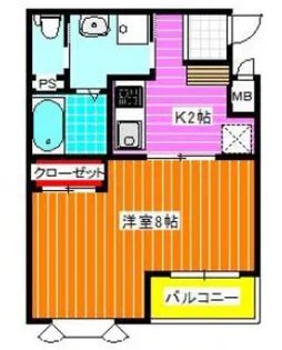 Le・Trentina【1階】の間取り