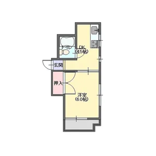 フローレ宝【3階】の間取り